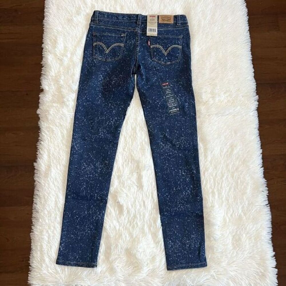 LEVI'S 710 Girl Jeans Super Skinny  Size 12‎ REG Stretch Adjustable Waistband - Picture 8 of 16